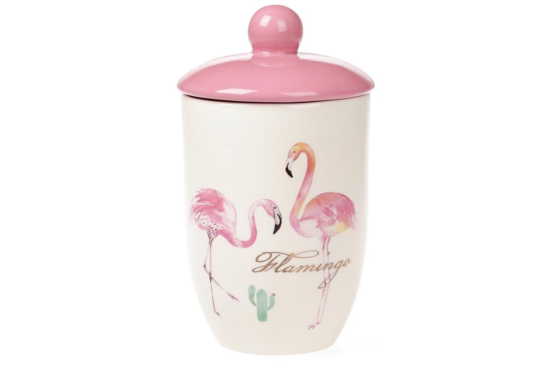 Банка ВonaDi Розовый фламинго DM111 800мл (100528)