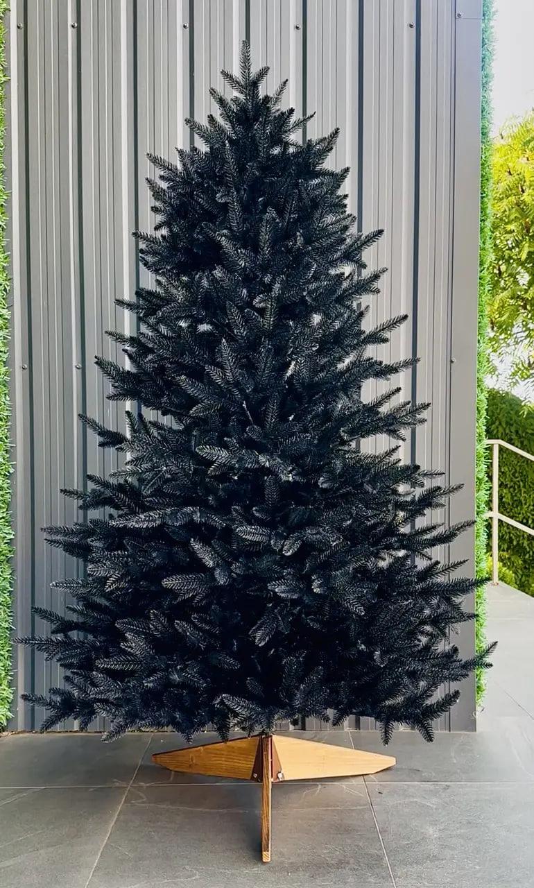 Елка искусственная литая SGH Super Classic с деревянной подставкой 1,8 м