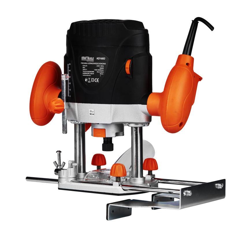 Фрезер ручний по дереву Kraft&Dele KD1683 1900 Вт 30 000 об/хв 230 В вертикальний - фото 2
