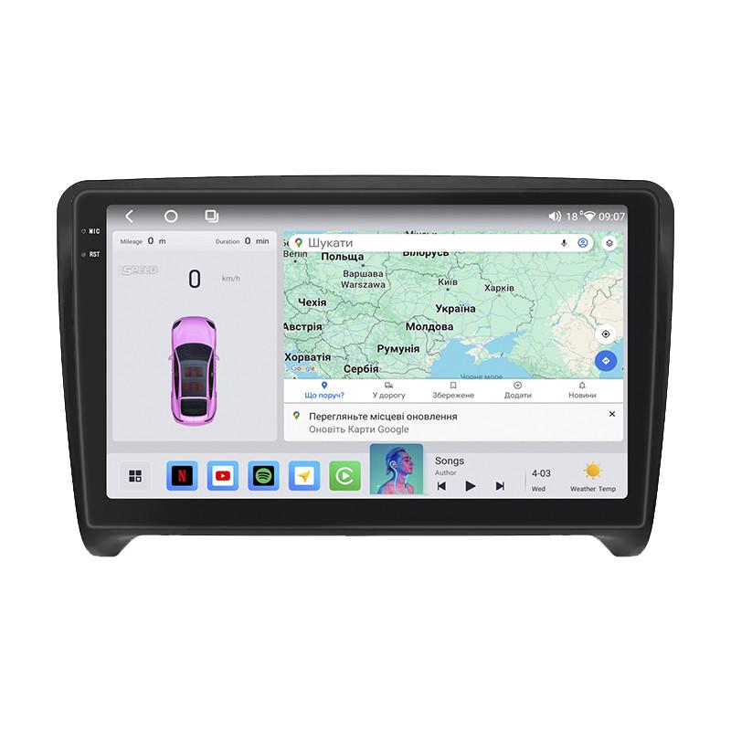 Автомагнитола штатная Lesko QLED CarPlay/4G/Wi-Fi/GPS/360° для Audi TT II 8J 2006-2010 4/64Gb 9" (2329835275)