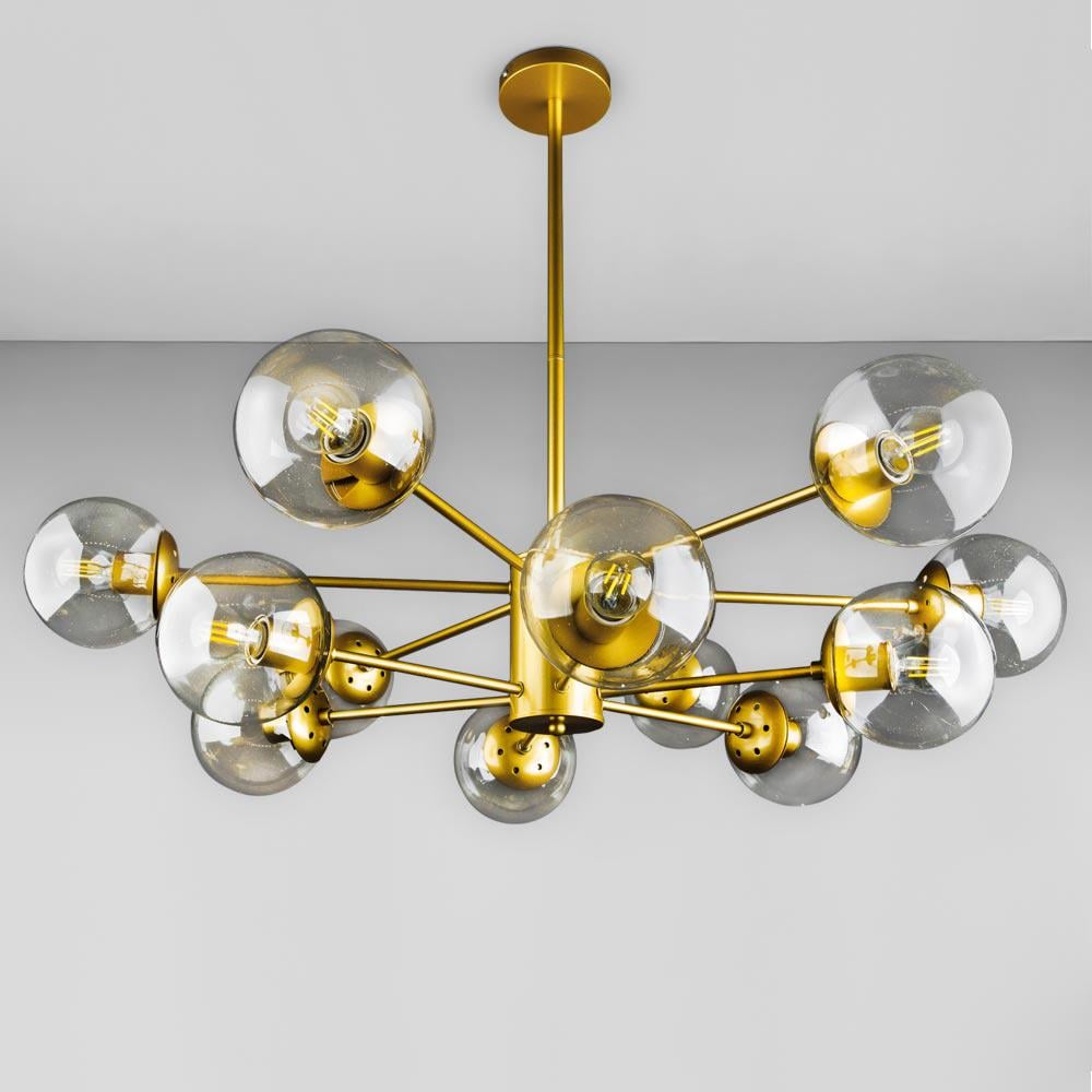 Люстра потолочная Light House DL-19106/12 Золотой (77877)