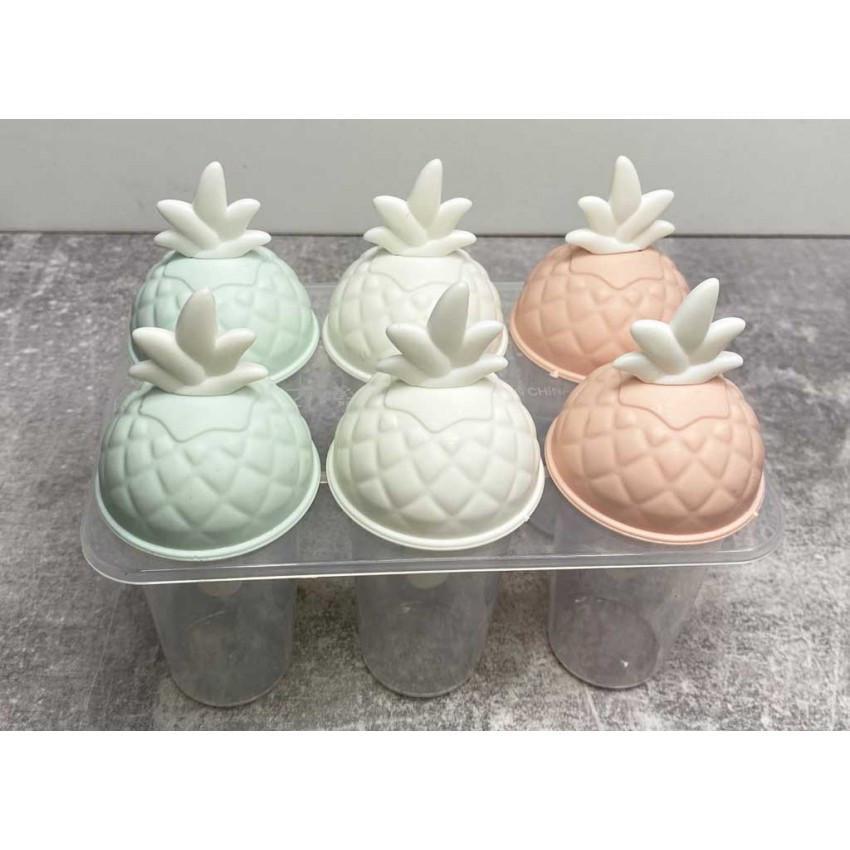 Форма пластикова для морозива Stenson 39822 Ананаси (1639871579) - фото 3