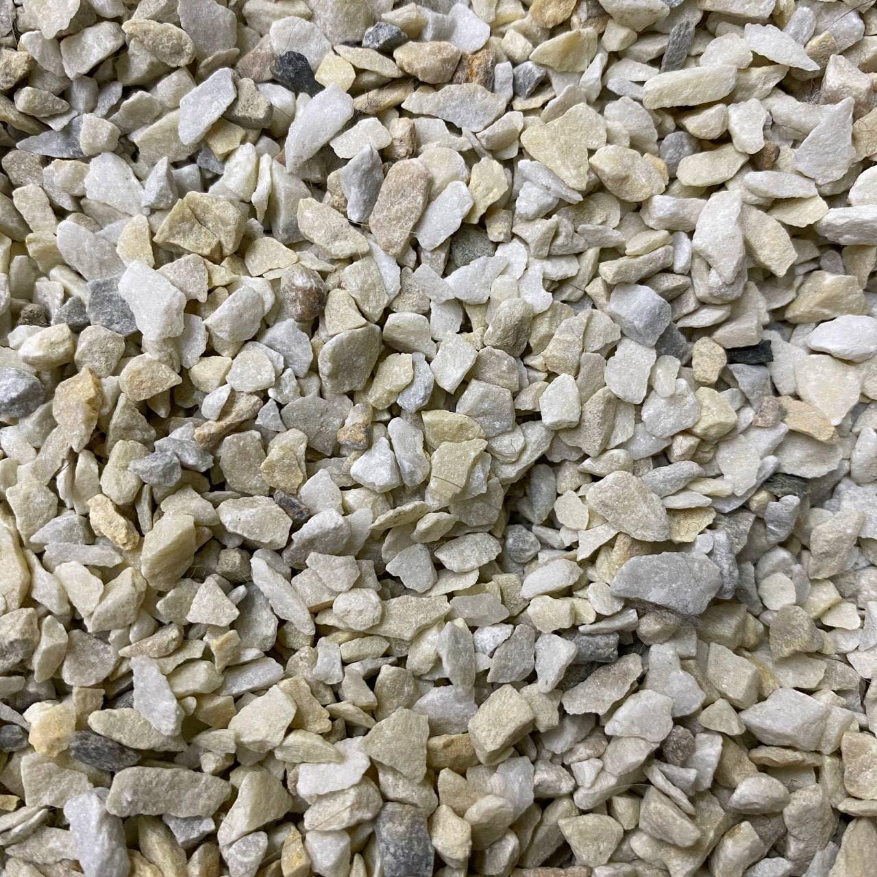 Мраморная крошка декоративная 2,5-5 мм 5 кг Крем-серый