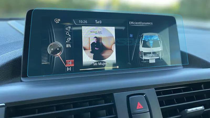 Защитное стекло Pixsel гибридное матовое на монитор BMW 2/M2 10,6" 2014-2020 F22/F23/F45/F46