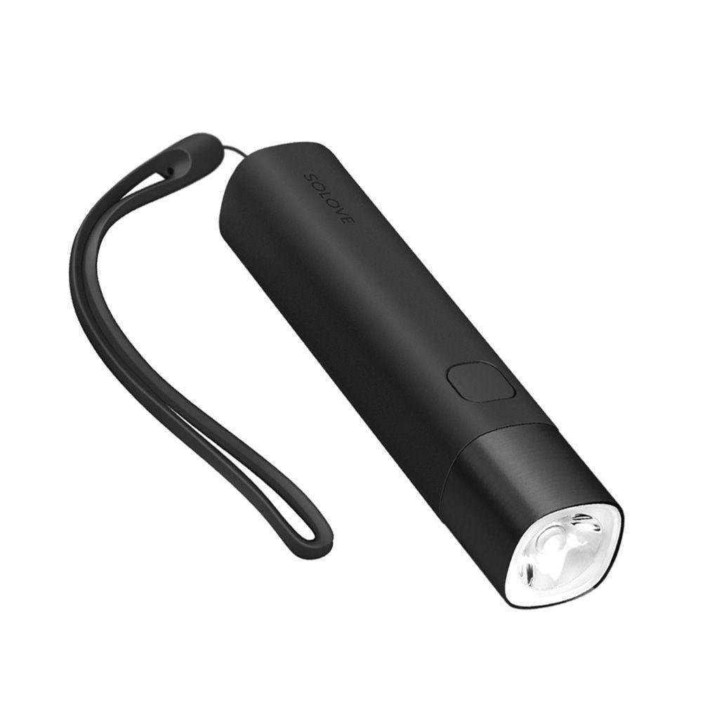 Ліхтарик Solove X3S Power Bank 3000 mAh Black