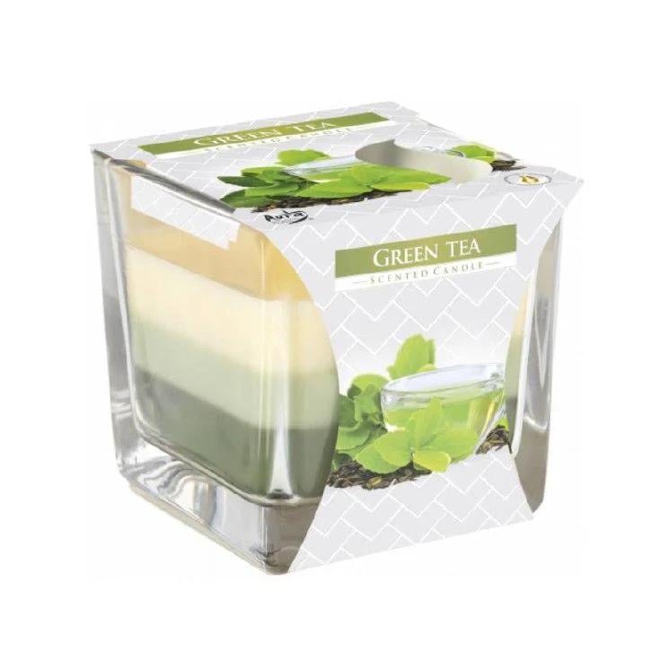 Ароматическая свеча трехцветная Bispol Зеленый чай (1707761075) Ароматическая свеча трехцветная Bispol Зеленый чай (1707761075)