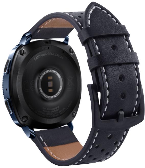 Ремешок кожаный Classico для Samsung Gear Sport Black (16952)