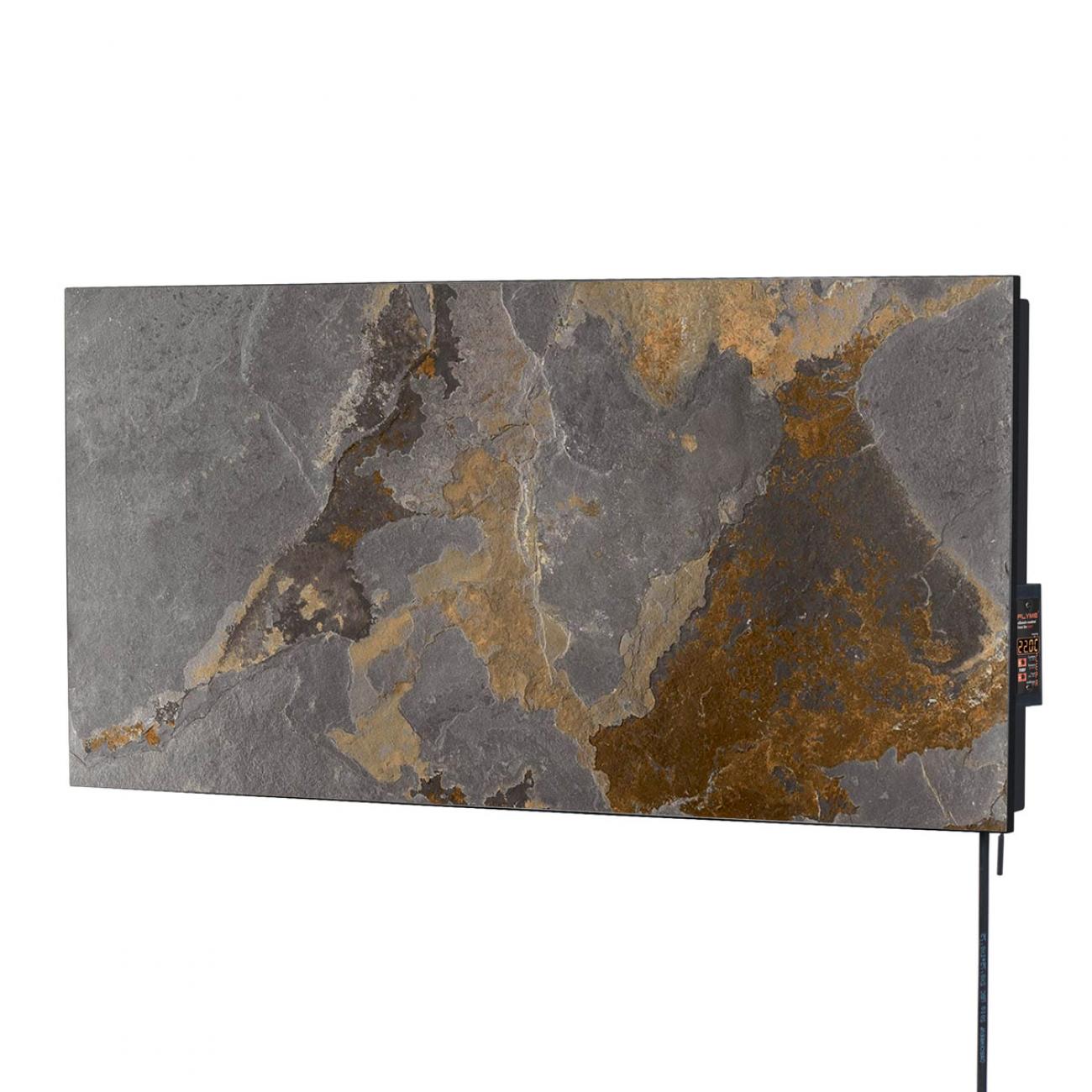 Обогреватель керамический ERAFLYME 600P инфракрасный с программатором и конвекцией Сланець (C600PB-SI) - фото 1