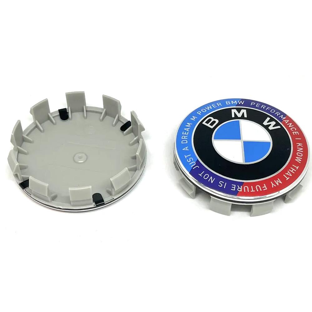 Заглушка колпачка литых дисков для BMW E30/E32/E34/E36/E38/E39/E46/E60/E65/E66/E90/E91/E92/E93/X5 X6 Юбилейная 50 лет (15421797) - фото 2