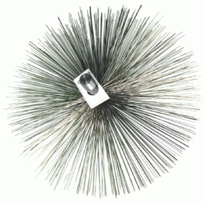 Щетка металлическая для чистки дымоходов 125 мм (23-15-MM125)