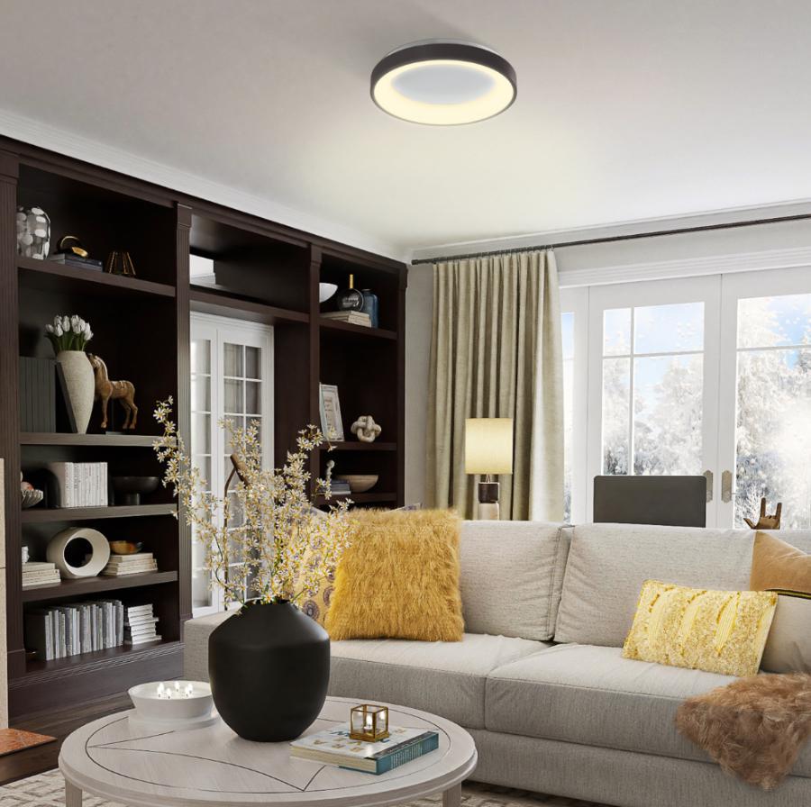 Настінно-стельовий LED-світильник круглий VIDEX Smart 72W 2700-6000K Чорний (27712573) - фото 4 Настінно-стельовий LED-світильник круглий VIDEX Smart 72W 2700-6000K Чорний (27712573) - фото 4