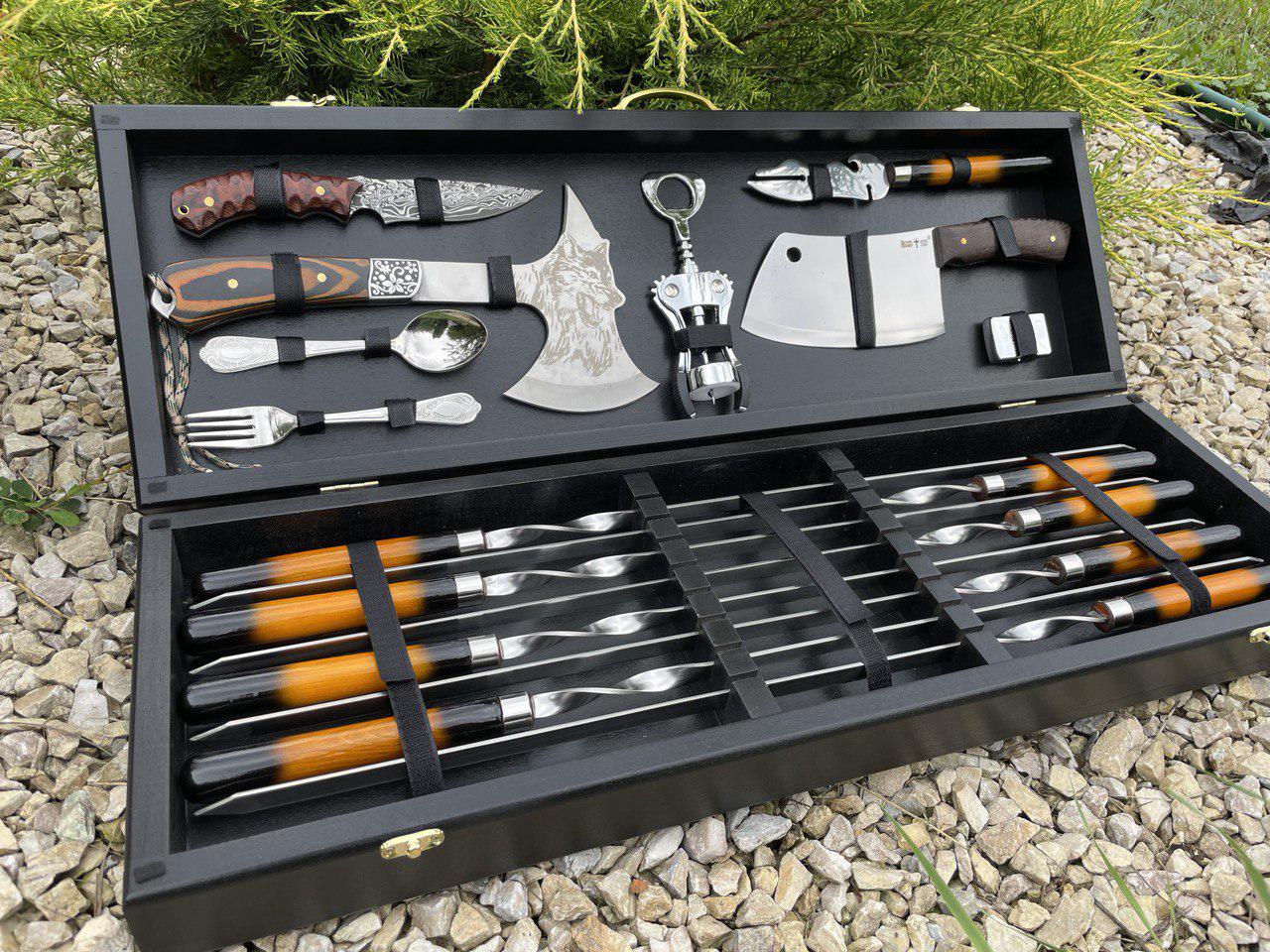 Набор шампуров в кейсе Хищник Элит №2 XL