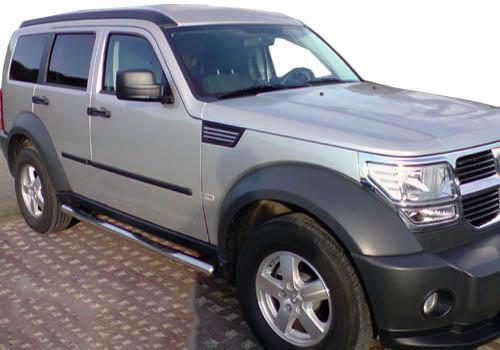 Боковые трубы CAN для Dodge Nitro 2007- гг. нержавеющая сталь Хром Боковые трубы CAN для Dodge Nitro 2007- гг. нержавеющая сталь Хром