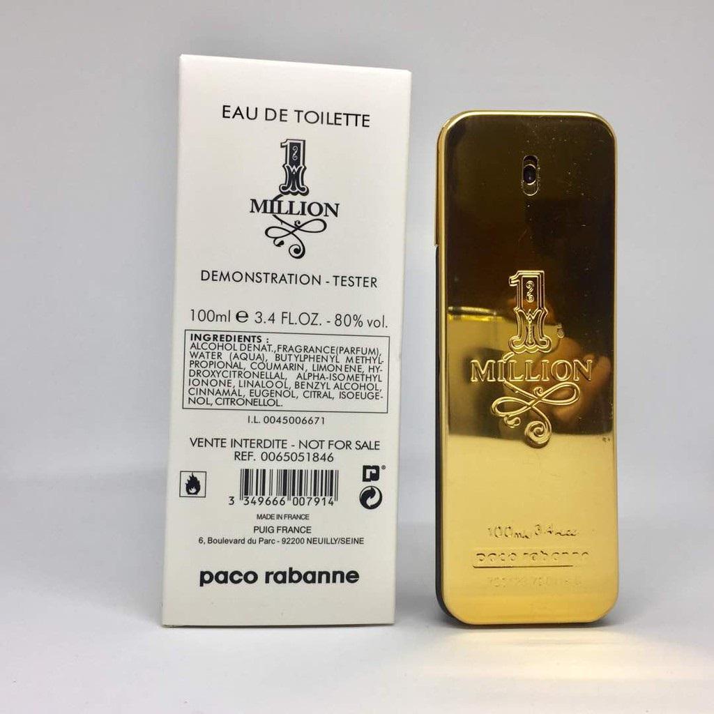 Туалетна вода для чоловіків PACO RABANNE 1 Million тестер 100 мл (4679) - фото 2