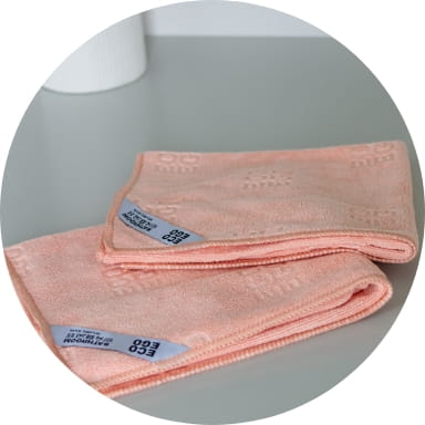 Серветка York ECO EGO BATHROOM із мікрофібри для прибирання ванної кімнати 40x40 см - фото 9