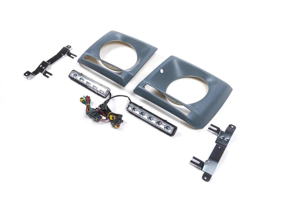 Накладки на фары из LED GBT для Mercedes G сlass W463 1990-2018 гг. abs-пластик Под покраску