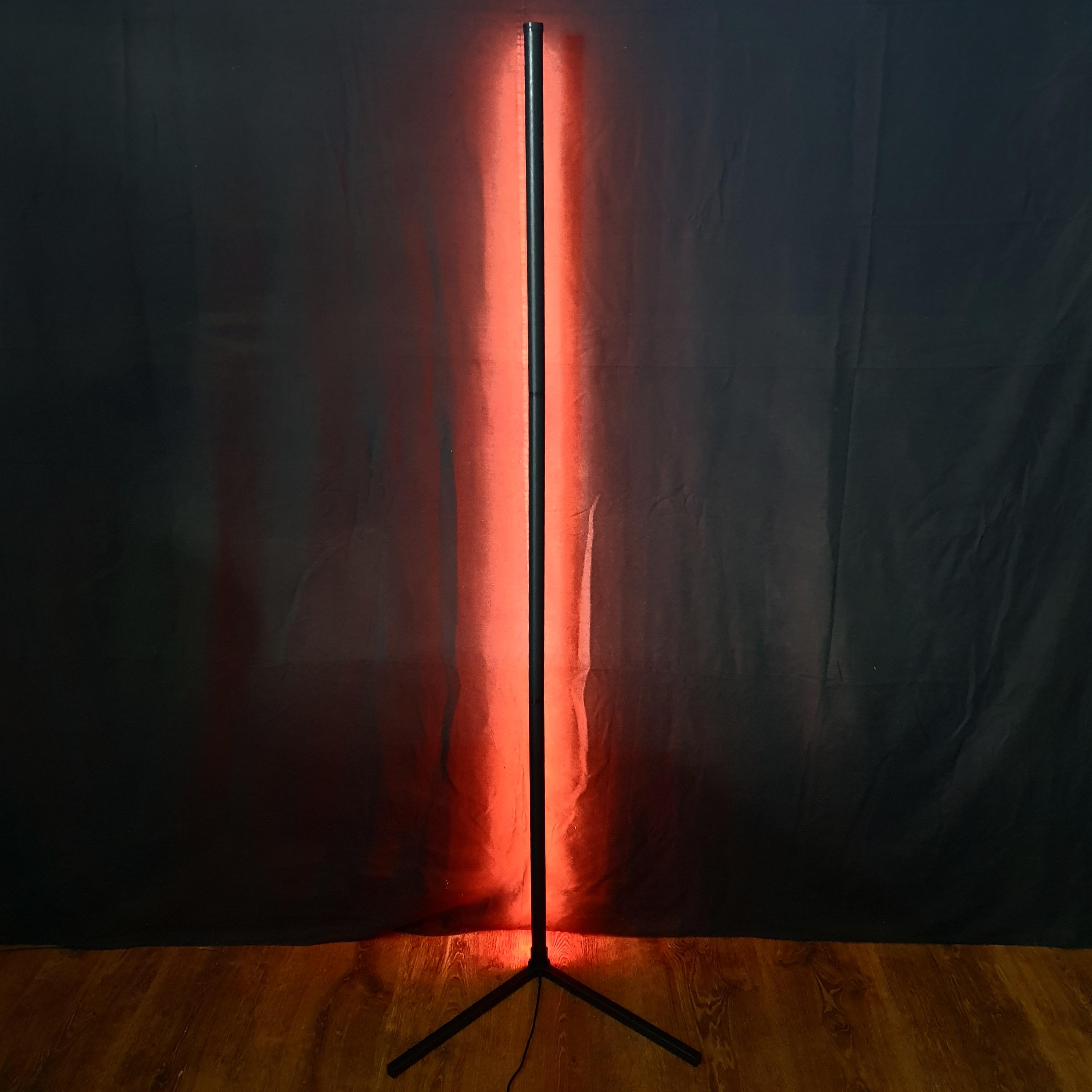 Напольная угловая светодиодная RGB LED лампа 1,4 м торшер для спальни с пультом дистанционного управления Разноцветный RGB HA-10 - фото 10 Напольная угловая светодиодная RGB LED лампа 1,4 м торшер для спальни с пультом дистанционного управления Разноцветный RGB HA-10 - фото 10