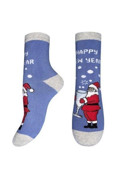 Носки женские махровые Легка хода 5441 классические р. 25 Голубой