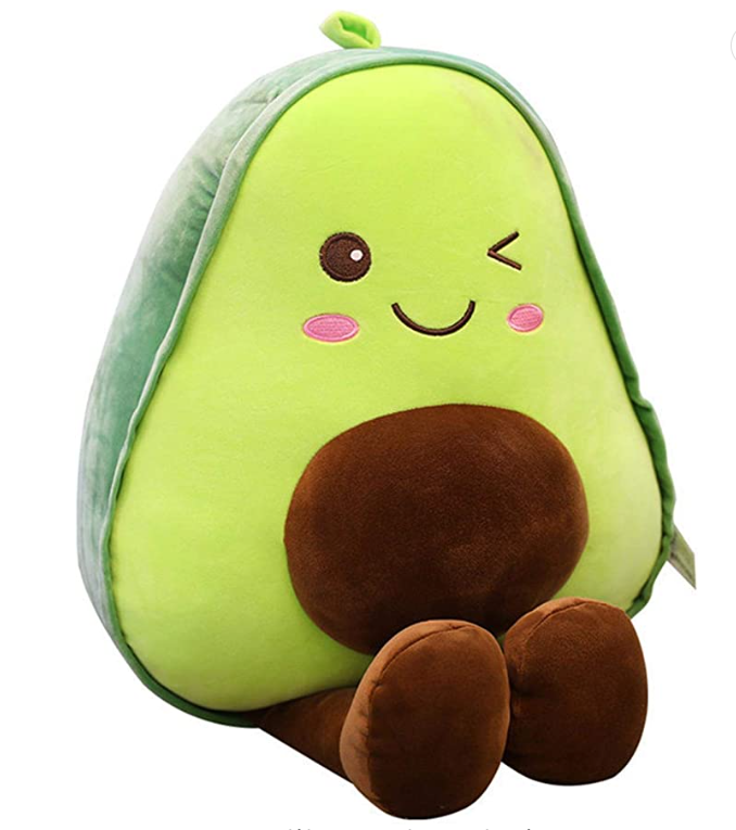 Мягкая игрушка-подушка обнимашка Авокадо 40 см Зеленый (11392eb1)