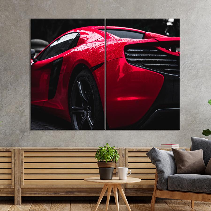 Картина Автомобиль Яркий премиум автомобиль McLaren MP4-12C 71x51 см (A1219-2)