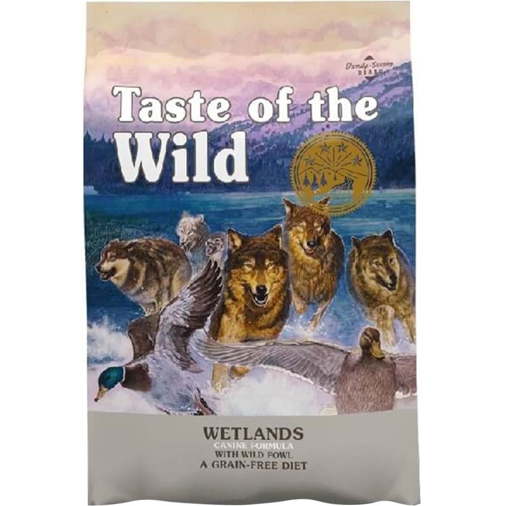 Корм сухой TASTE OF THE WILD Wetlands Canine Formula для собак всех пород и периодов жизни с уткой и перепелом 2 кг (2596-HT18)