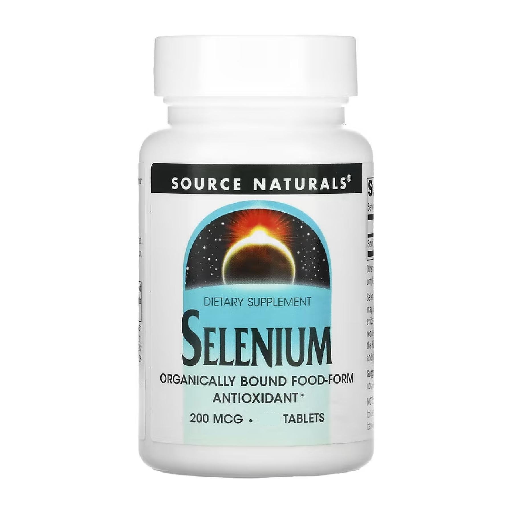 Селен Source Naturals Selenium 200 мг 60 таб.