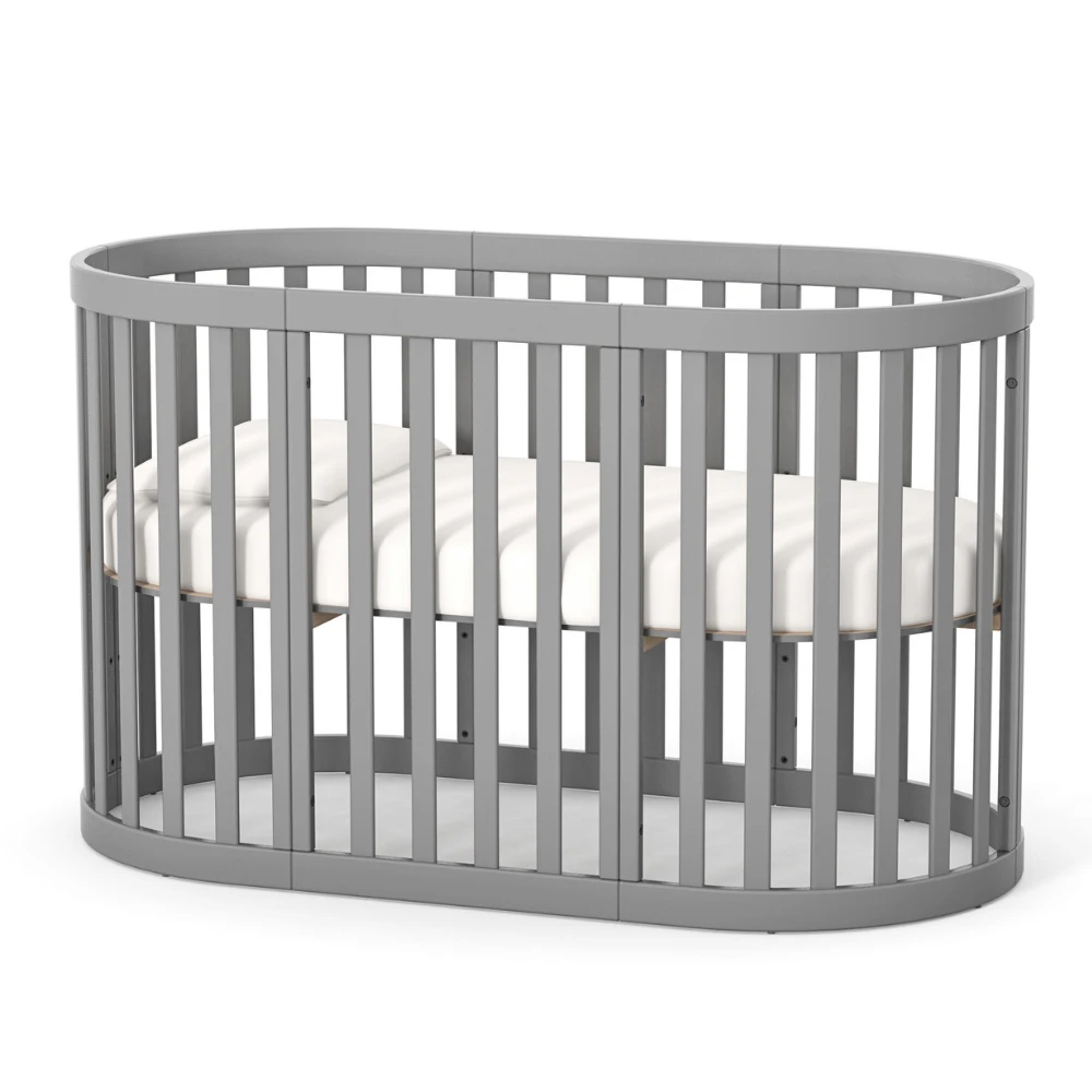 Детская кроватка Veres ЛД 14 Рим 90x70 см Графитовый