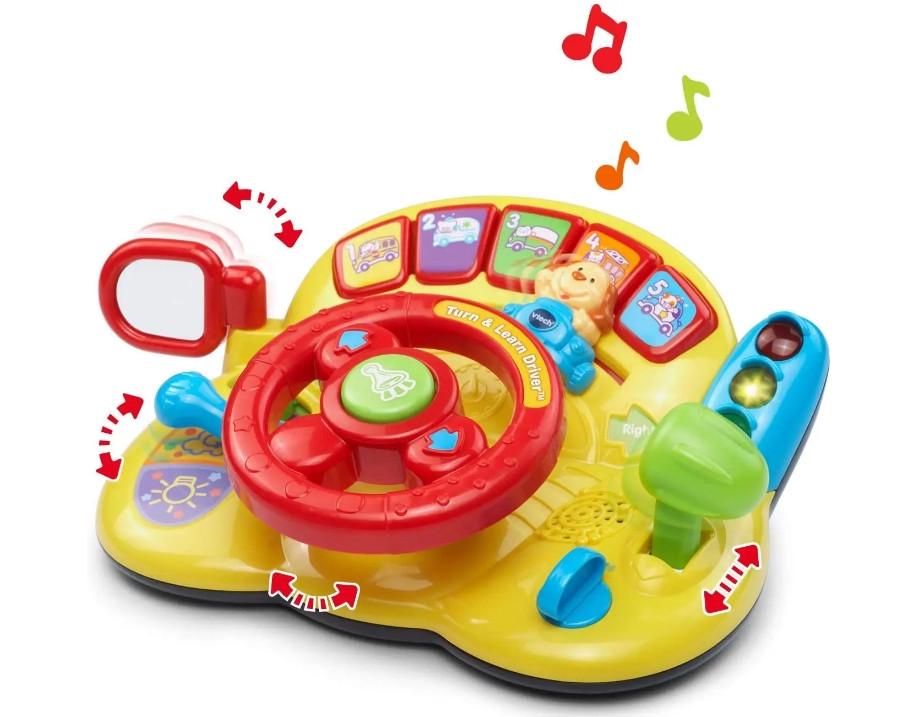 Кермо музичне Vtech Turn and Learn Driver - фото 3 Кермо музичне Vtech Turn and Learn Driver - фото 3