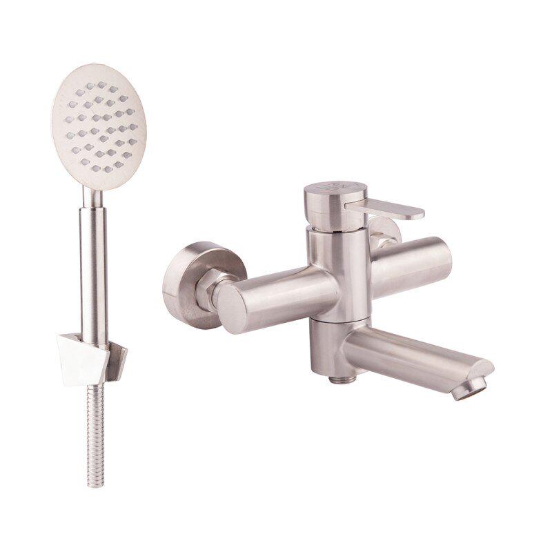 Смеситель для ванны Lidz LIDZNKS113100620 однорычажный Сатин (61721)