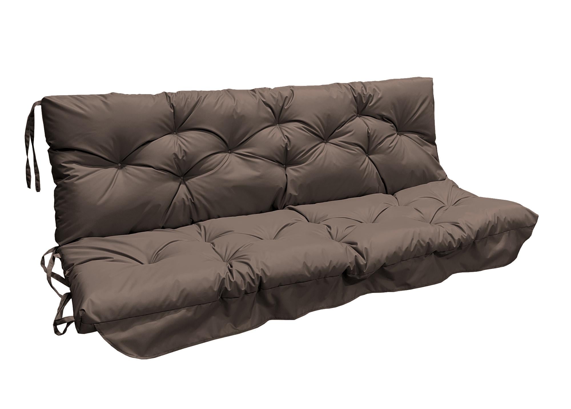 Матрас для качелей водоотталкивающий eGarden LOFT 180x110x8 см стеганый Койот