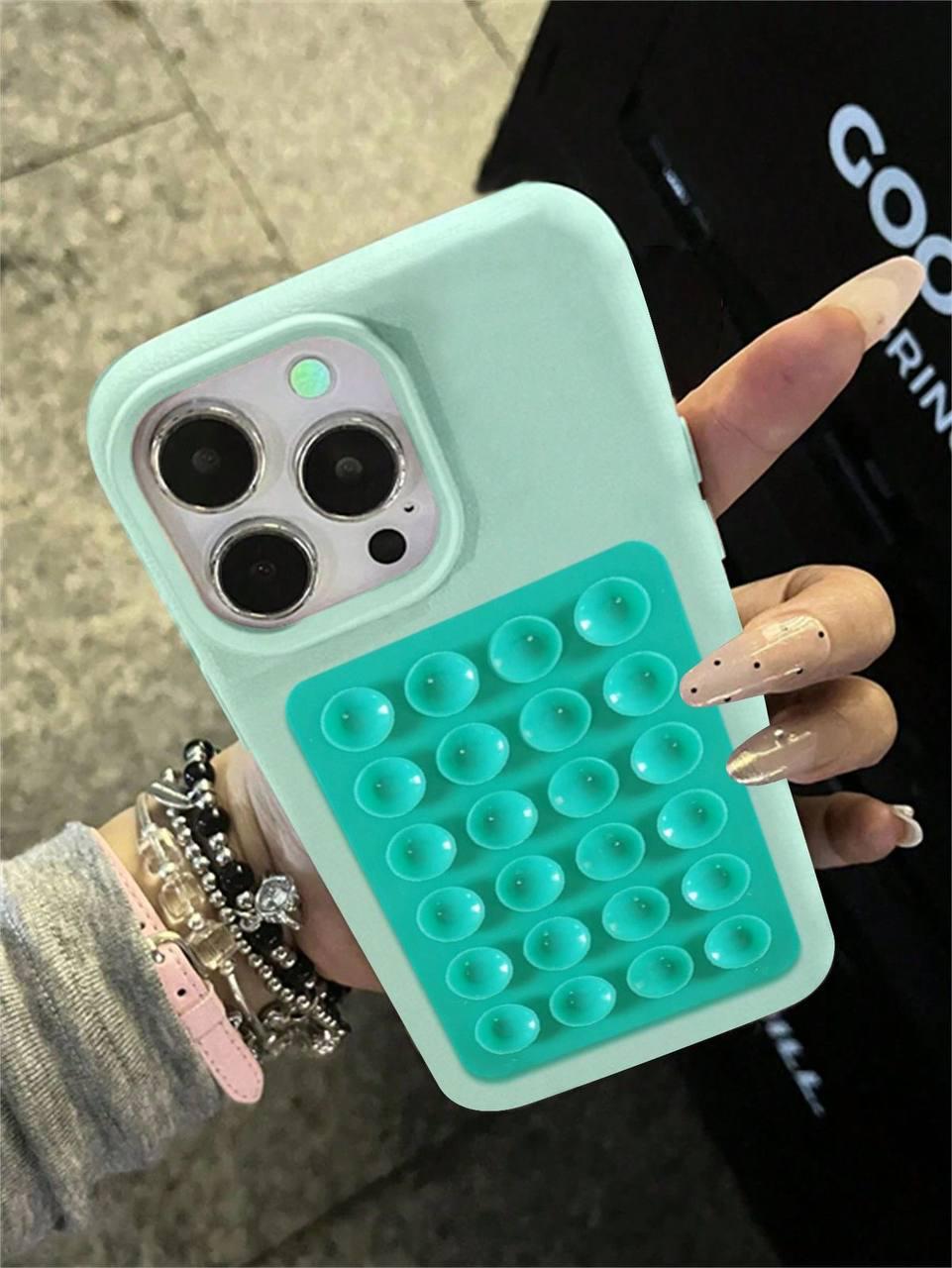 Держатель липпер с присосками для смартфона Зеленый (0701013) - фото 2