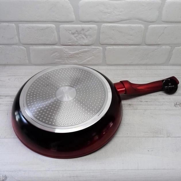 Сковорода индукционное дно Edenberg EB-3336 с антипригарным мраморным покрытием 20 см (2530554822) - фото 3