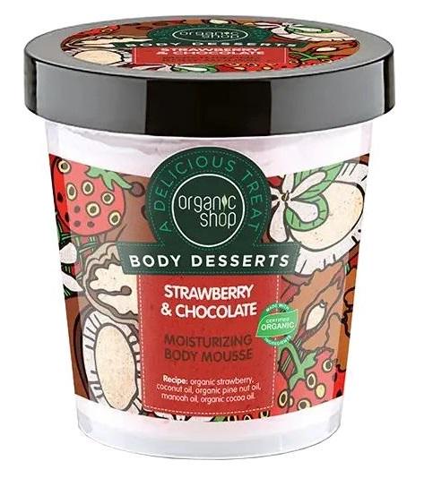 Мус для тіла Organic Shop Body Desserts Strawberry&Chocolate Зволожуючий 450 мл (4744183012035)