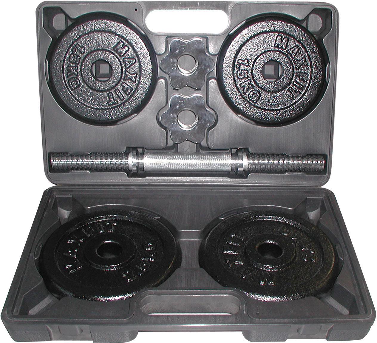 Гантель сборная Toorx 10 кг с кейсом (VAL-10DGN)