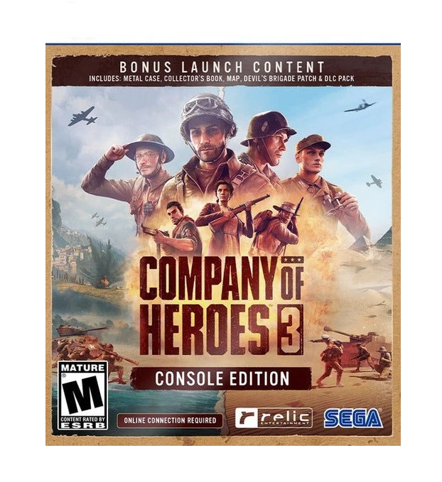 Игра Company of Heroes 3 CONSOLE Edition PS5 коллекционное издание Steelbook