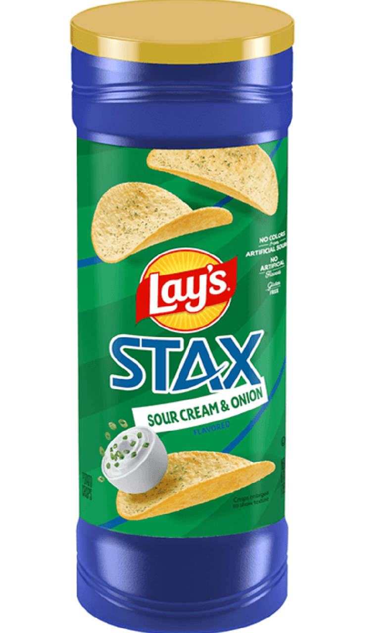 Чипсы Lay's Stax Potato Crisps Sour Cream and Onion 155,9 г (3000276813)