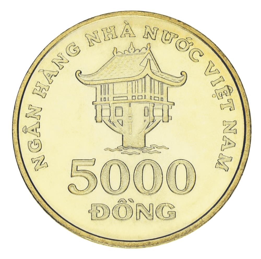 Колекційна монета В'єтнам 5000 донгів 2003 UNC (KM#73)