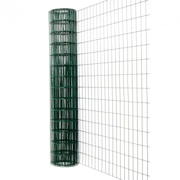 Сітка зварена Заграда Класик ОЦ/ПВХ 2х10 м клітинка 50х100 мм Зелений (5564)
