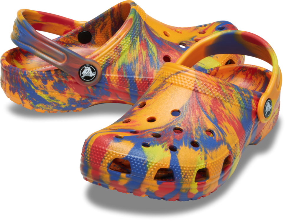 Крокси для хлопчика Crocs Kids' Classic Marbled Clog Orange Zing/Multi р. 37-38 Помаранчевий (22068) Крокси для хлопчика Crocs Kids' Classic Marbled Clog Orange Zing/Multi р. 37-38 Помаранчевий (22068)