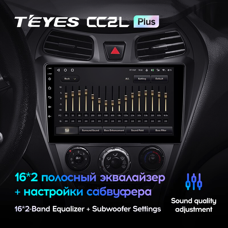 Автомагнітола штатна Teyes CC2L Plus для Hyundai Eon 2012-2019 Android 2/32 Гб (1798462741) - фото 4