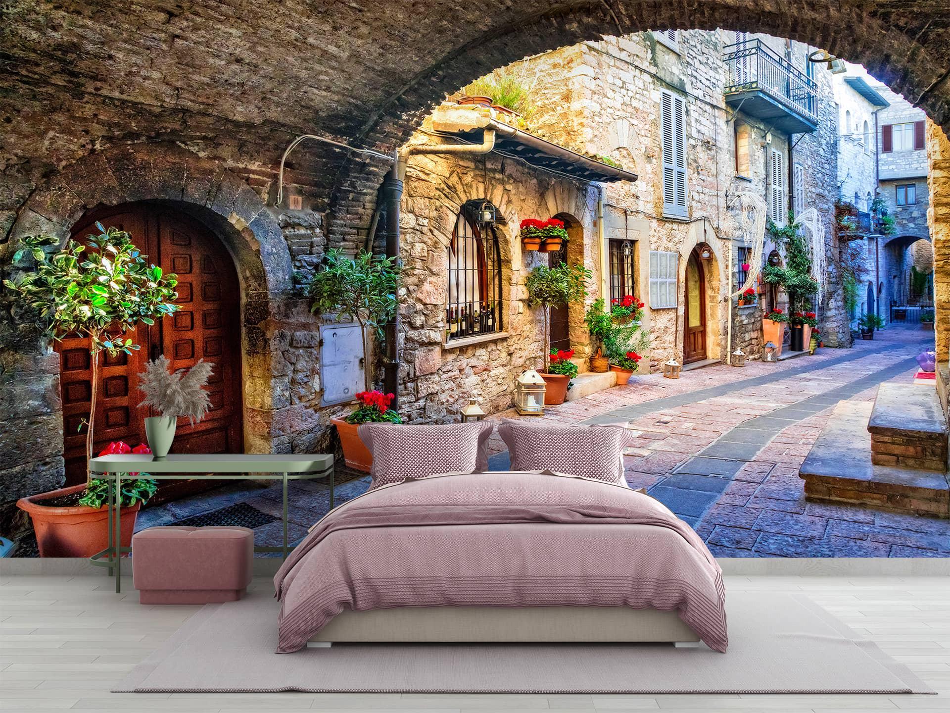 Фотообои флизелиновые Styleo Print-walls Улочка старого города 0432 400х250 см (Pw-0432/4)