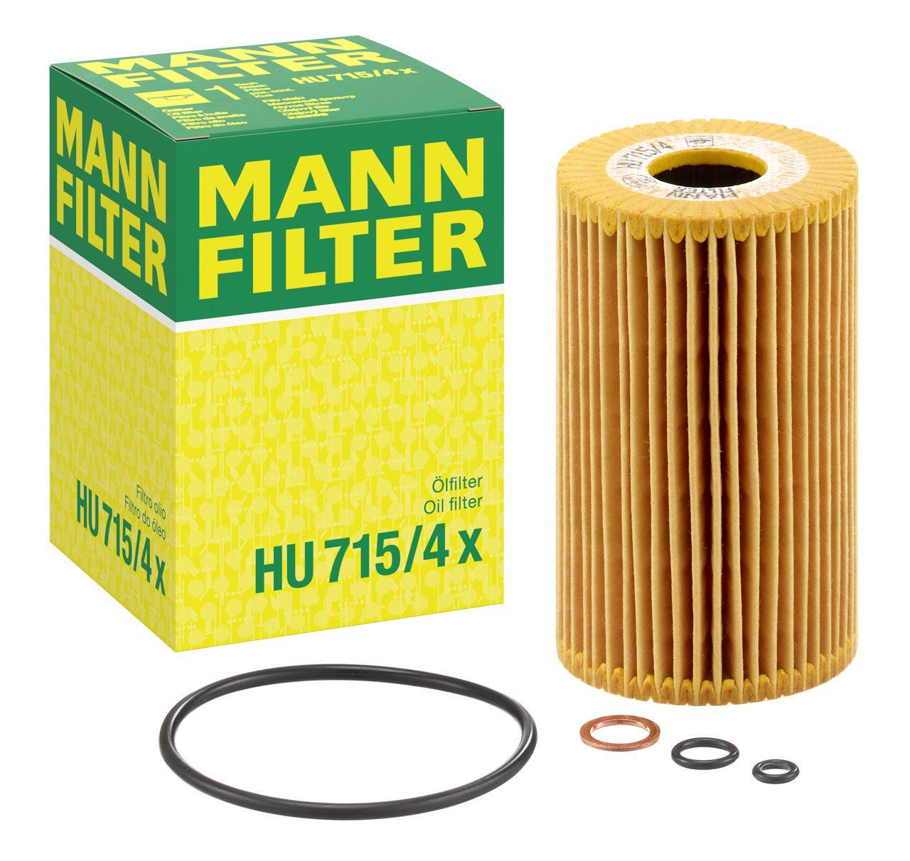 Фильтр смазки Mann-Filter (HU715/4X) Фильтр смазки Mann-Filter (HU715/4X)