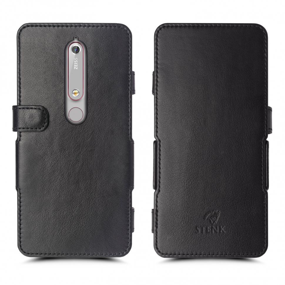 Чехол книжка Stenk Prime для Nokia 6.1 Черный (60626) Чехол книжка Stenk Prime для Nokia 6.1 Черный (60626)