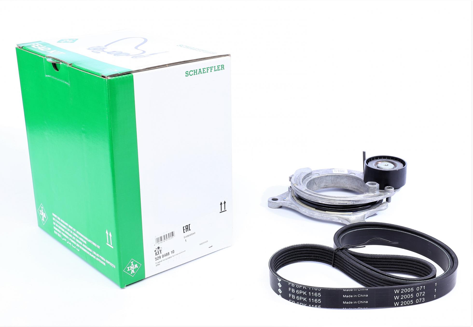 Комплект ремня генератора INA BMW 3 F30 F80, 03/11 - 10/18 6PK 1165 B38 B15A (529 0488 10) Комплект ремня генератора INA BMW 3 F30 F80, 03/11 - 10/18 6PK 1165 B38 B15A (529 0488 10)