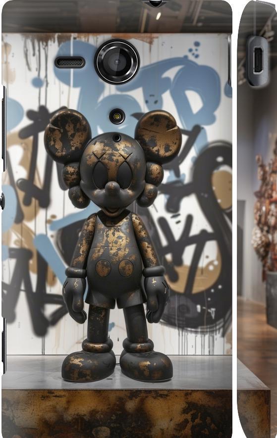 Чехол на Sony Xperia SP M35H Bronze kaws v2 (6098c-280-42517)