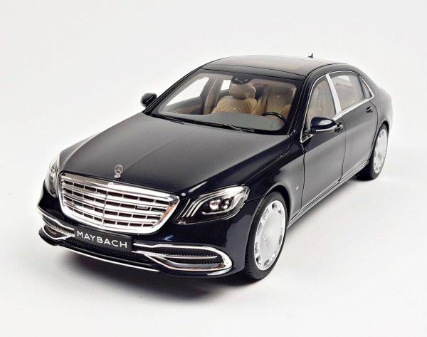 Модель автомобіля 1:18 Mercedes-Benz Maybach S650 X222 Magnetite Black (B66960616)