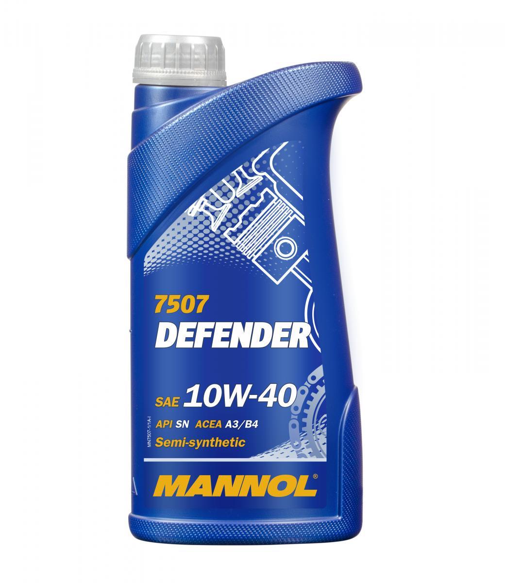 Моторне масло Mannol 7507 DEFENDER 10W-40 1 л (MN7507-1)