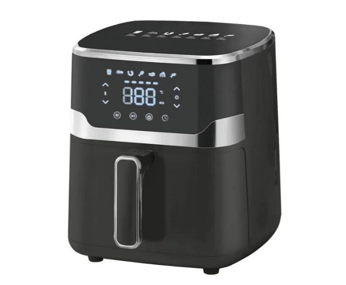 Аэрофритюрница Crownberg 1400 Вт с дисплеем 8 программ таймер 5 л (CB-5547)