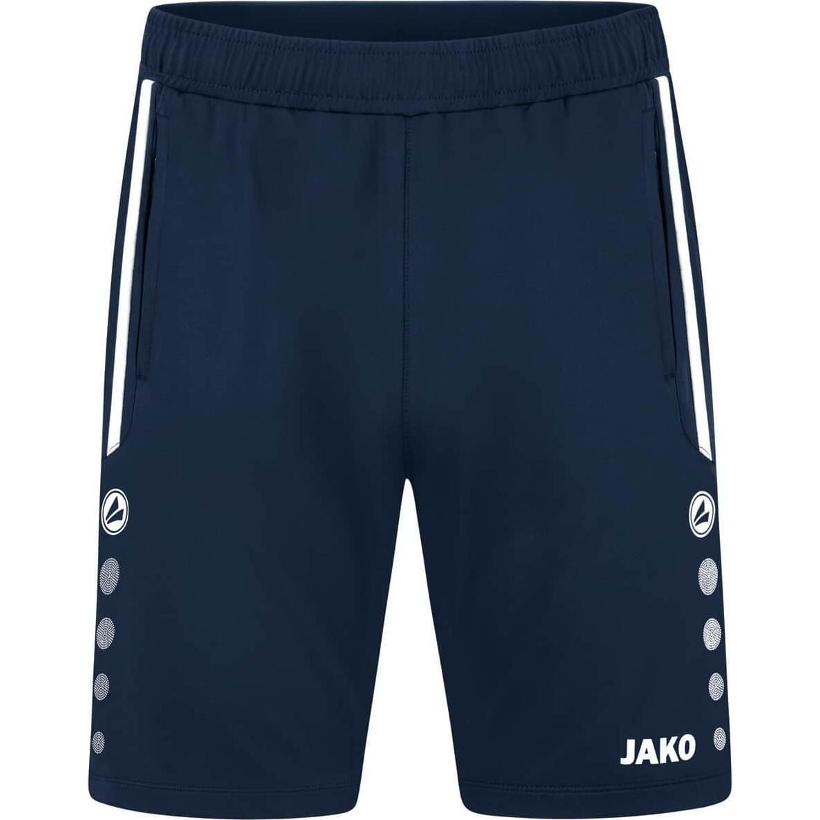 Шорты тренировочные детские Jako ALLROUND 8589-900 140 см Темно-сине-белый (53594-274) Шорты тренировочные детские Jako ALLROUND 8589-900 140 см Темно-сине-белый (53594-274)