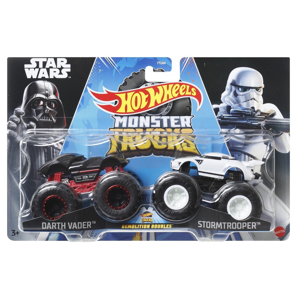 Набор машинок Hot Wheels Monster Trucks Scale Demolition Stormtrooper vs Darth Vader (50RTIWNFS)